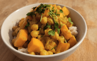 Curry de patates douces à l’ananas